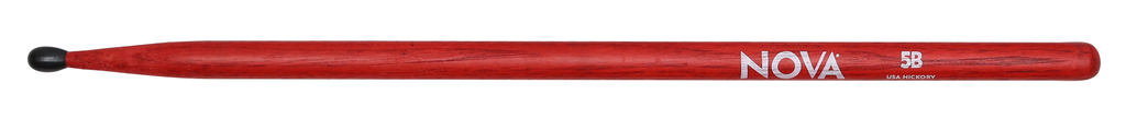 [N5BNR] Vic Firth N5BNR 5BN in red with NOVA imprint