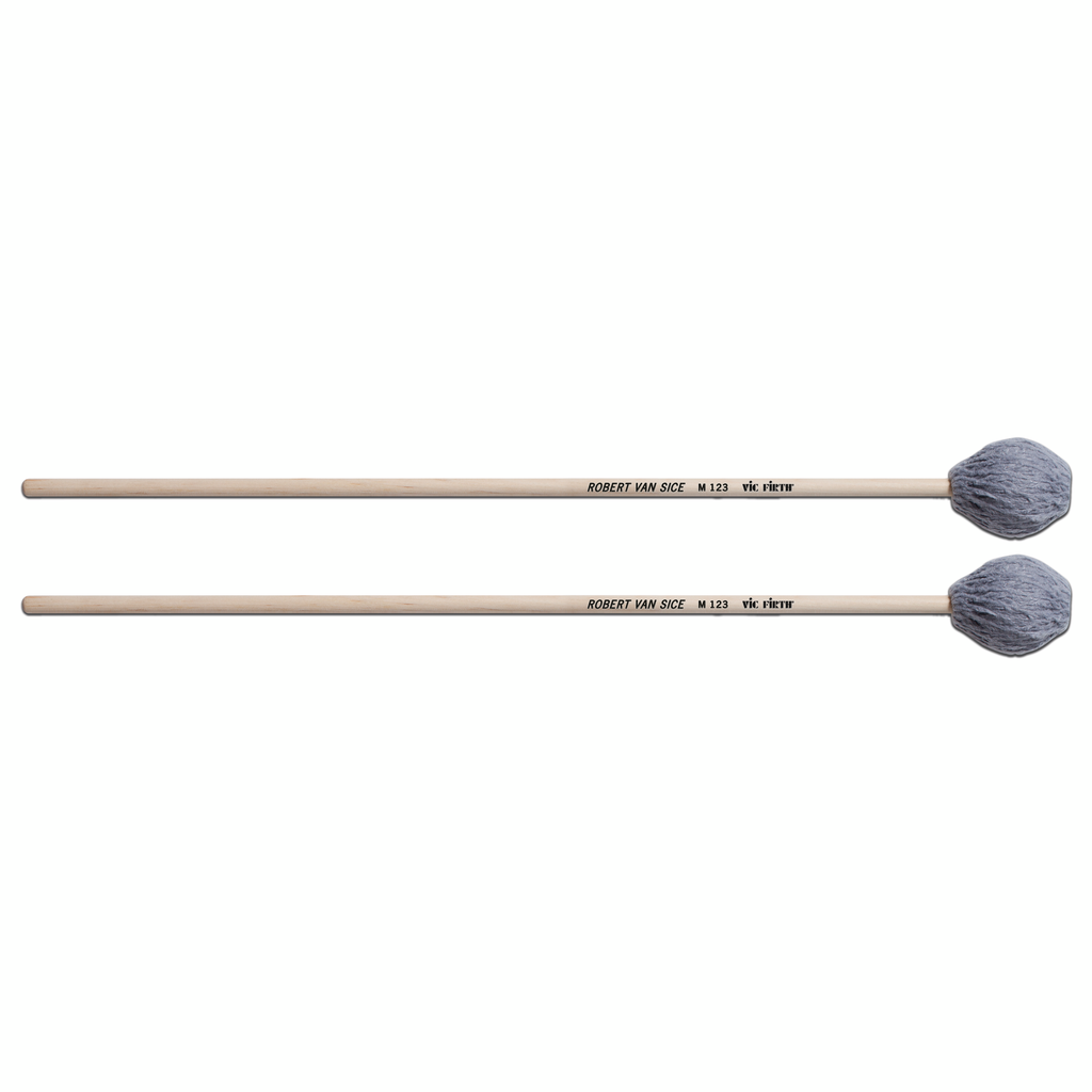 [M123] Vic Firth M123 Van Sice Series Medium Soft Marimba Mallets