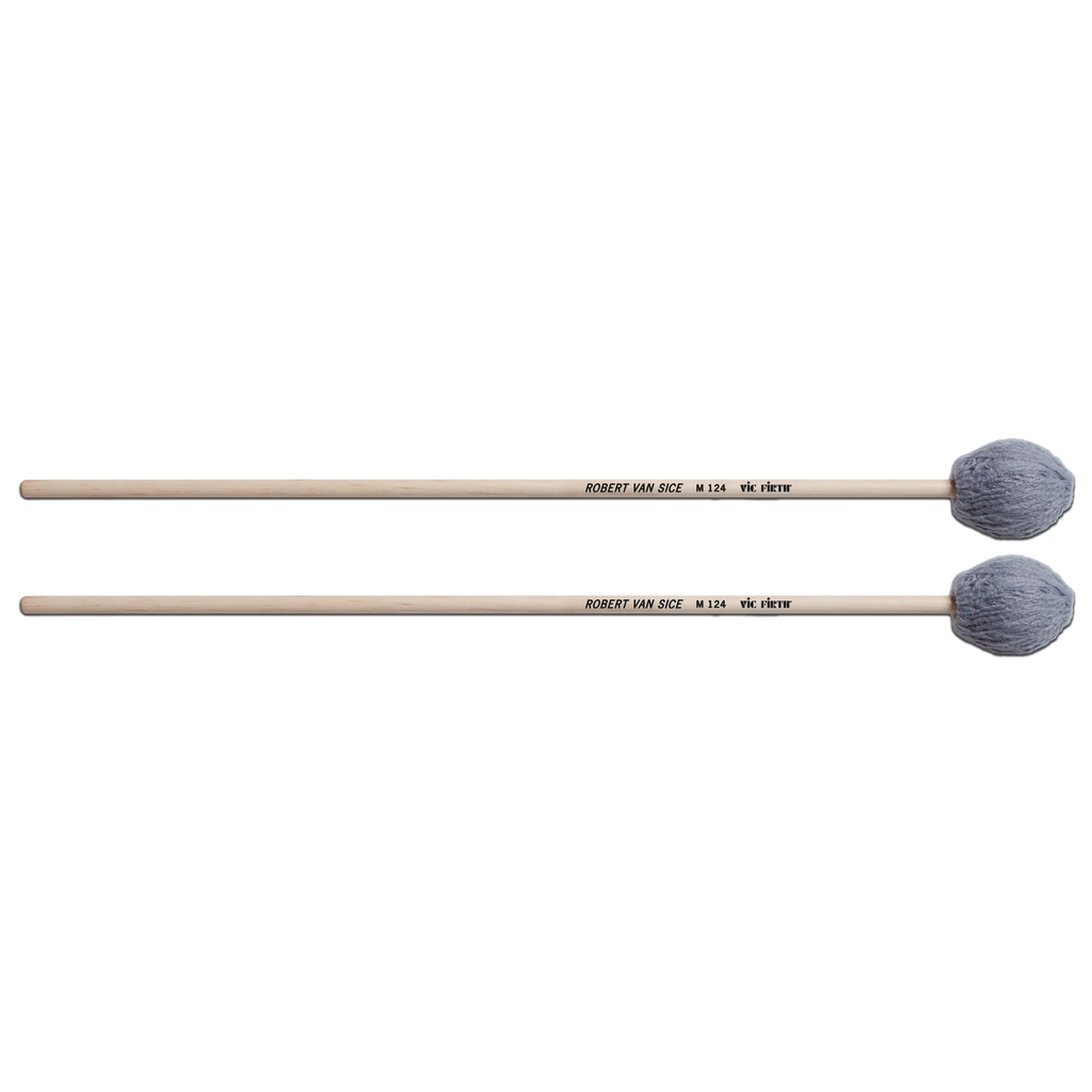 [M124] Vic Firth M124 Van Sice Series Medium Marimba Mallets
