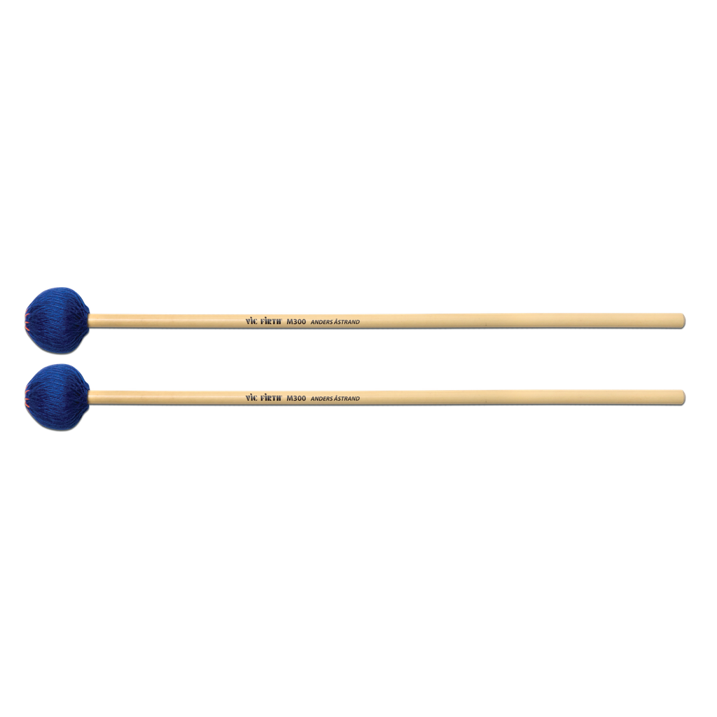 [M300] Vic Firth M300 Anders Astrand Blue Signature Soft Keyboard Mallets