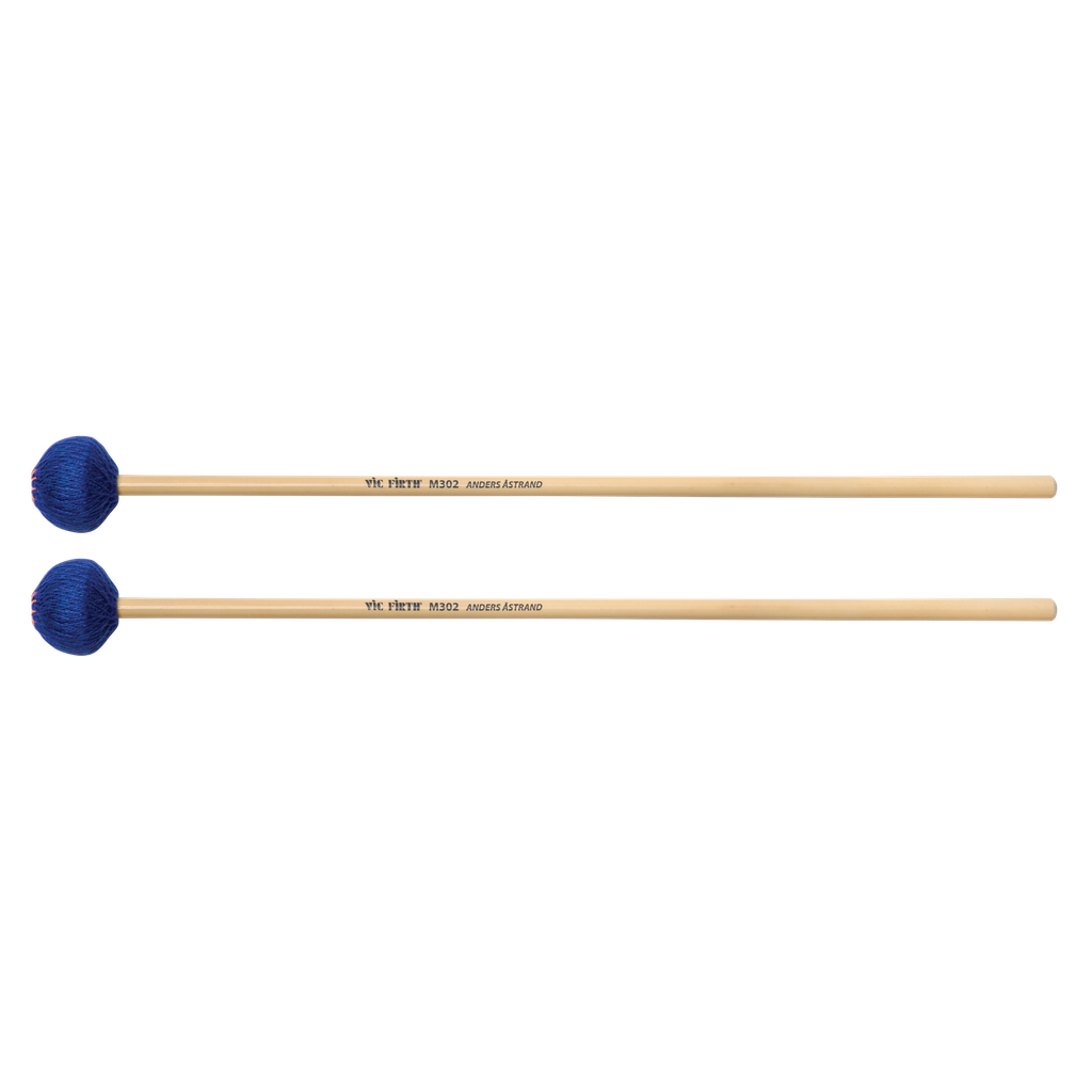 [M302] Vic Firth M302 Anders Astrand Blue Signature Medium Keyboard Mallets