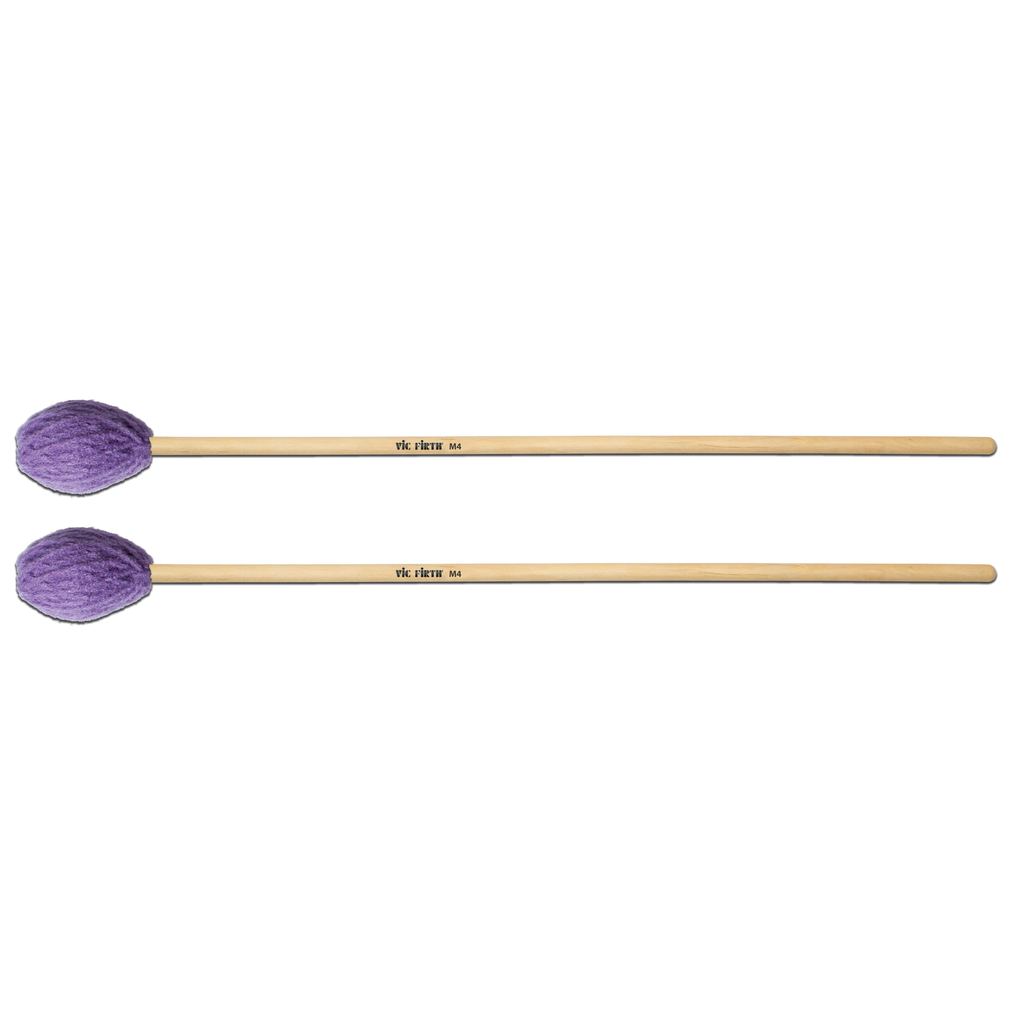 [M4] Vic Firth M4 Super Soft Yarn (Large Round Head) Birch