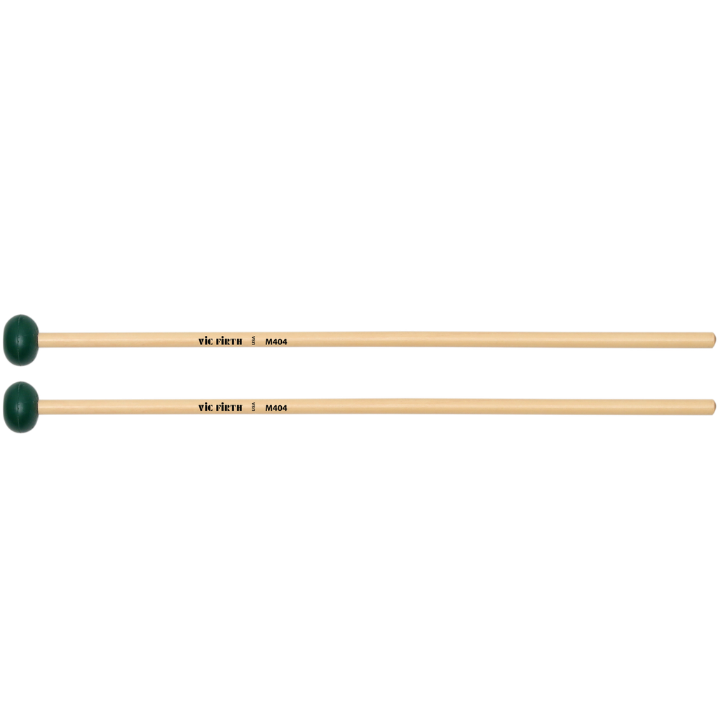 [M404] Vic Firth M404 Articulate Series Keyboard - Medium Hard Rubber Oval