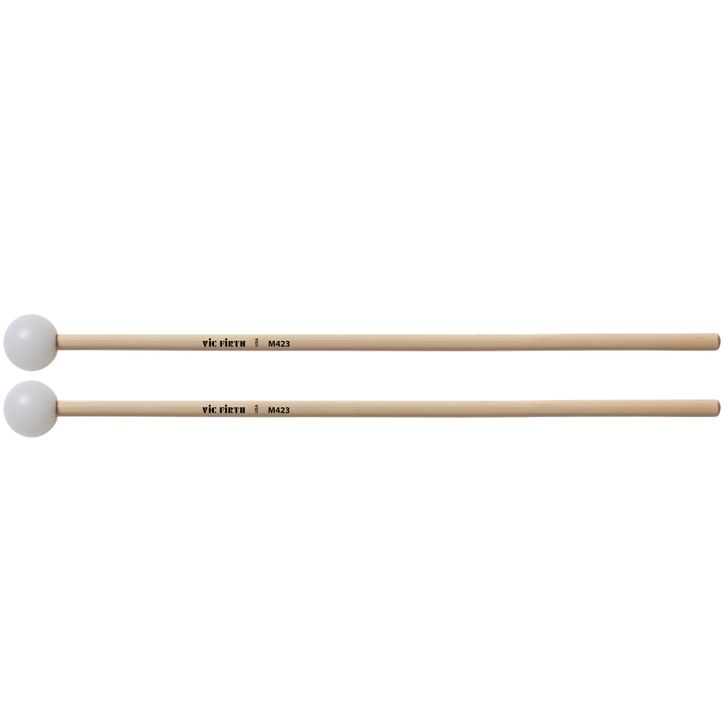 [M423] Vic Firth M423 Articulate Series Keyboard - 1 1/8" Poly weighted Round