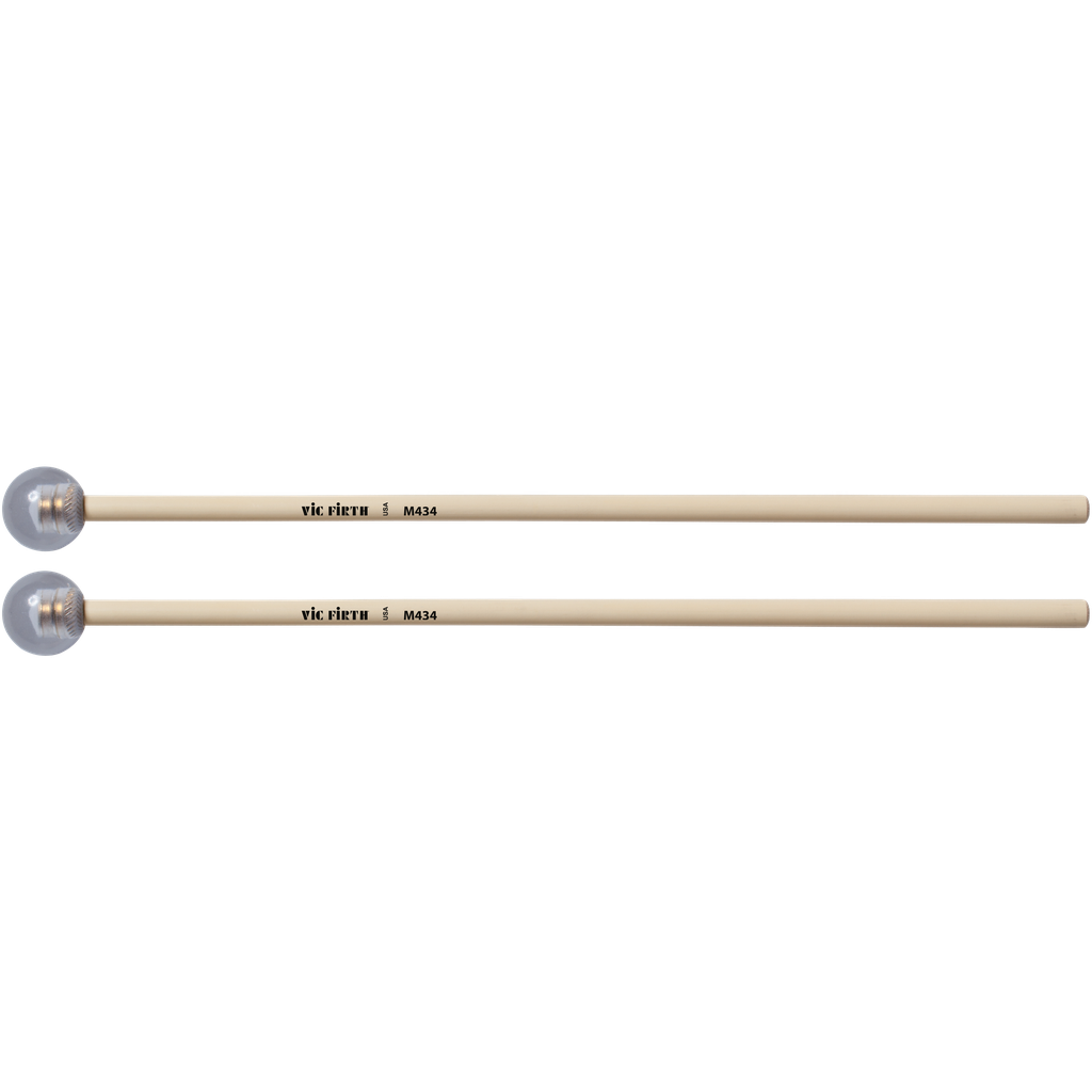 [M434] Vic Firth M434 Articulate Series Keyboard - 1 1/8" Lexan w/ brass weight Round