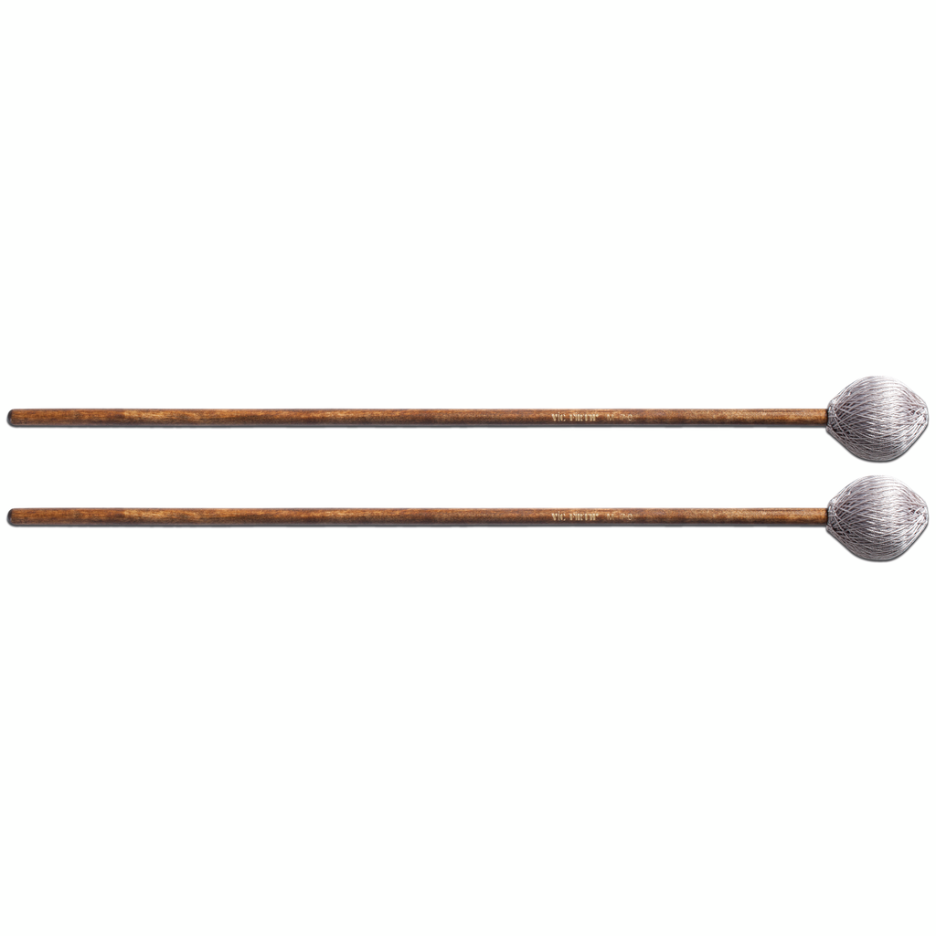[M70] Vic Firth M70 Medium Grey Cord Marimba Birch
