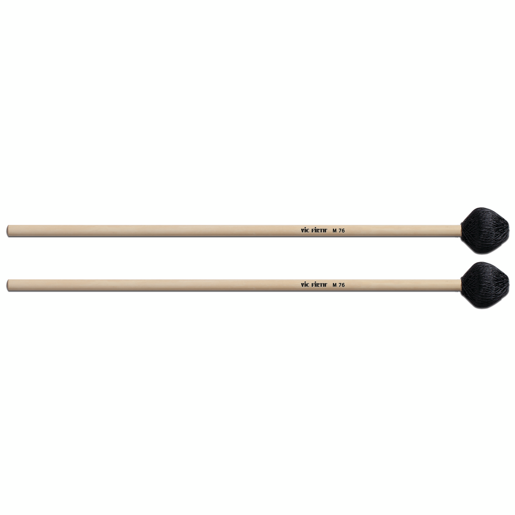 [M76] Vic Firth M76 Hard Black Cord Vibe Rattan